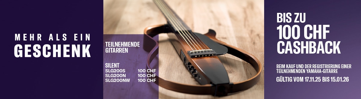 SLG200S - Funktionen - SILENT guitar™ - Produkte - Gitarren, Bässe